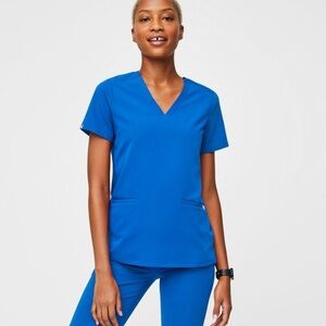Figs technical collection Lot of 2 Casma Three-Pocket Scrub Top Blue Size XXS